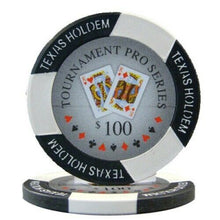 Load image into Gallery viewer, (25) $100 Tournament Pro Poker Chips