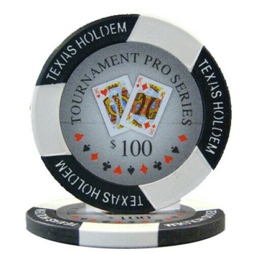 (25) $100 Tournament Pro Poker Chips