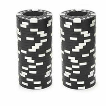 Load image into Gallery viewer, (25) Black Diamond Suited Poker Chips