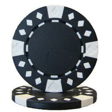 Load image into Gallery viewer, (25) Black Diamond Suited Poker Chips