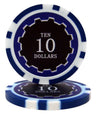 Blue $10 Eclipse poker chip