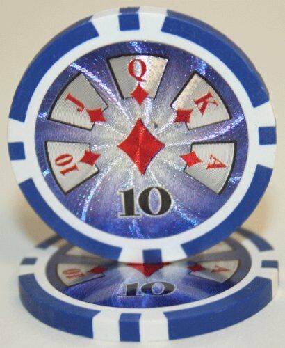 (25) $10 High Roller Poker Chips