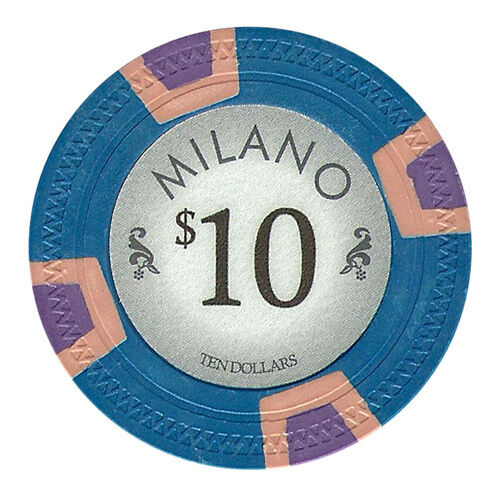 (25) $10 Milano Poker Chips