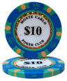 Blue $10 Monte Carlo poker chip