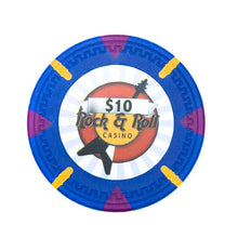 Load image into Gallery viewer, (25) $10 Rock &amp; Roll Poker Chips