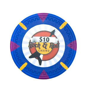 Rock & Roll Poker Chip Sample Set