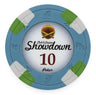 Blue $10 Showdown poker chip