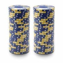 Load image into Gallery viewer, (25) Blue Ace King Suited Poker Chips