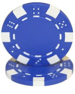 Striped Dice Poker Chip Sample Set