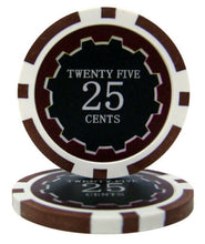 Load image into Gallery viewer, (25) 25 Cent Eclipse Poker Chips