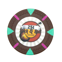 Load image into Gallery viewer, (25) 25 Cent Rock &amp; Roll Poker Chips
