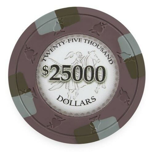 (25) $25000 Poker Knights Poker Chips