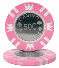 Load image into Gallery viewer, 600 Coin Inlay Poker Chip Set with Aluminum Case