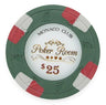 Dark green $25 Monaco Club poker chip
