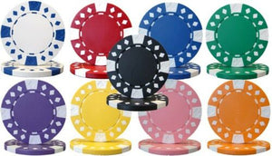600 Diamond Suited Poker Chip Set with Aluminum Case