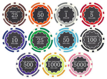 Load image into Gallery viewer, 1000 Eclipse Poker Chip Set with Acrylic Case