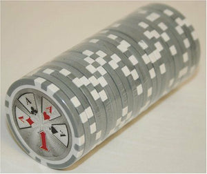 (25) $1 High Roller Poker Chips
