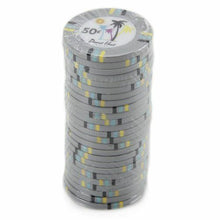 Load image into Gallery viewer, (25) 50 Cent Desert Heat Poker Chips