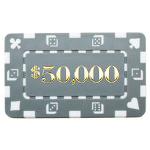 Load image into Gallery viewer, (5) $50000 Poker Plaques