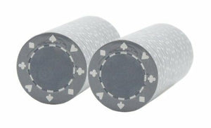 (25) Gray Suited Poker Chips