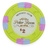 Light green $2 Monaco Club poker chip