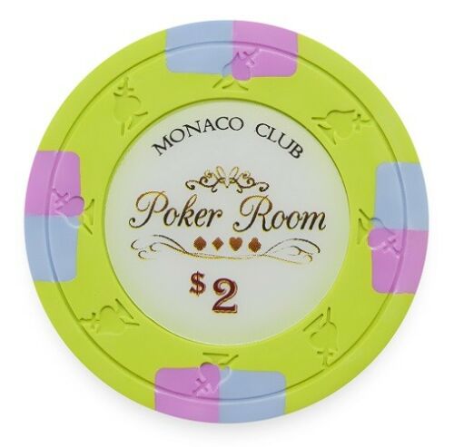 (25) $2 Monaco Club Poker Chips