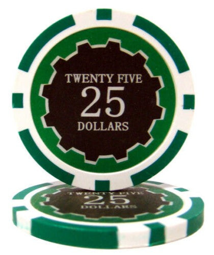 (25) $25 Eclipse Poker Chips