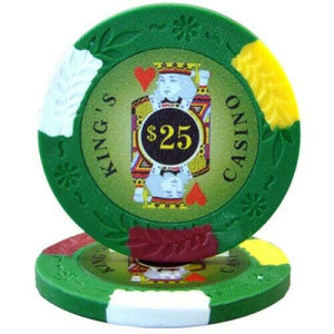 (25) $25 Kings Casino Poker Chips