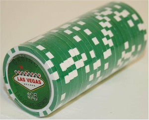 (25) $25 Las Vegas Poker Chips