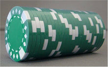 Load image into Gallery viewer, (25) Green Diamond Suited Poker Chips