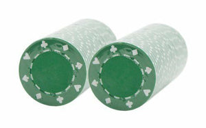 (25) Green Suited Poker Chips