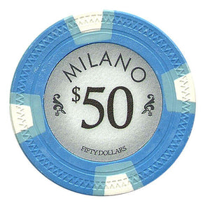 (25) $50 Milano Poker Chips