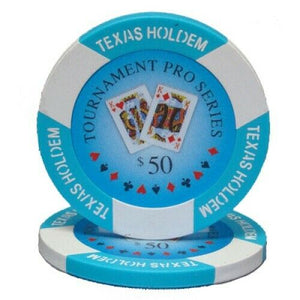 (25) $50 Tournament Pro Poker Chips
