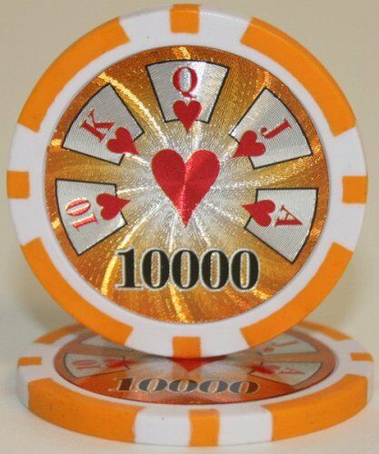 (25) $10000 High Roller Poker Chips