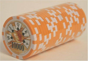 (25) $10000 Ben Franklin Poker Chips