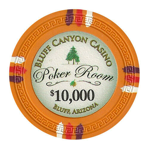 (25) $10000 Bluff Canyon Poker Chips