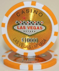 Las Vegas Poker Chip Sample Set