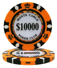 Load image into Gallery viewer, (25) $10000 Monte Carlo Poker Chips
