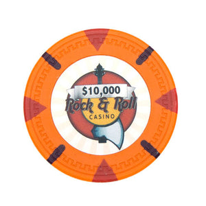 (25) $10000 Rock & Roll Poker Chips