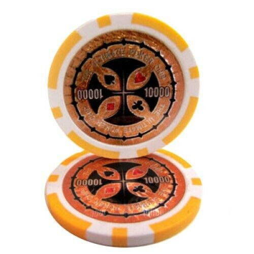 (25) $10000 Ultimate Poker Chips