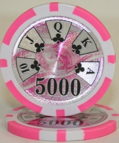 (25) $5000 Ben Franklin Poker Chips