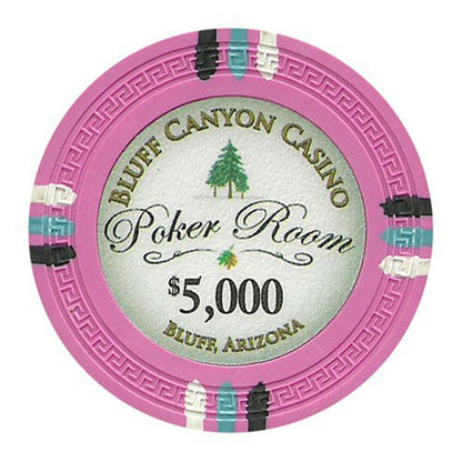 Bluff Canyon Poker Chips