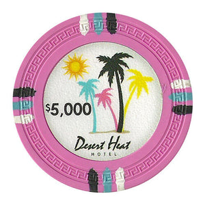 Desert Heat Poker Chip Sample Set