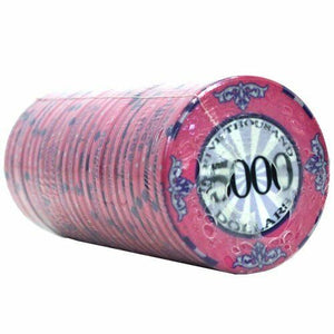 (25) $5000 Scroll Poker Chips