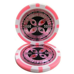 (25) $5000 Ultimate Poker Chips