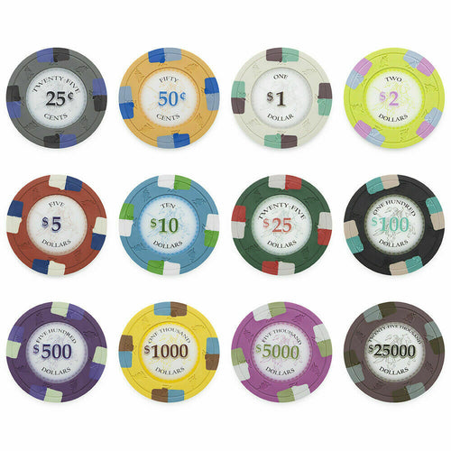 Poker Knights Poker Chip Sample Set