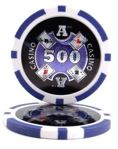 (25) $500 Ace Casino Poker Chips