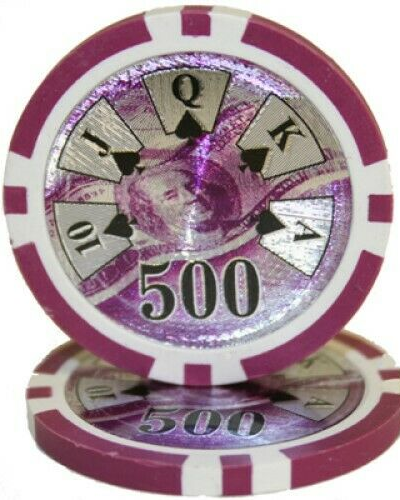 (25) $500 Ben Franklin Poker Chips