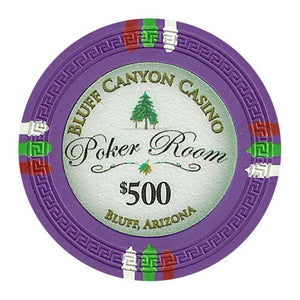 Bluff Canyon Poker Chip Sample Set