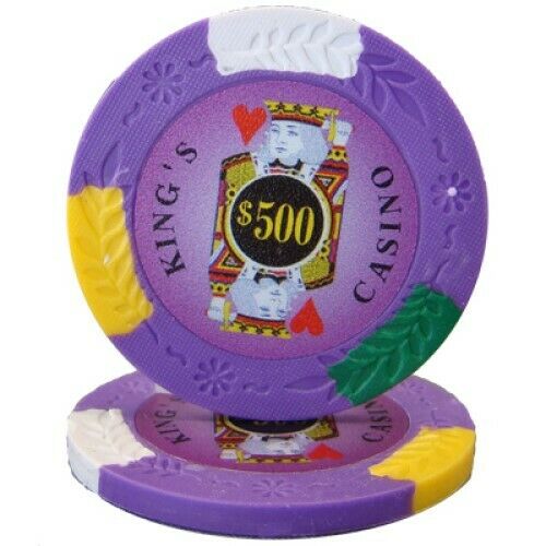(25) $500 Kings Casino Poker Chips